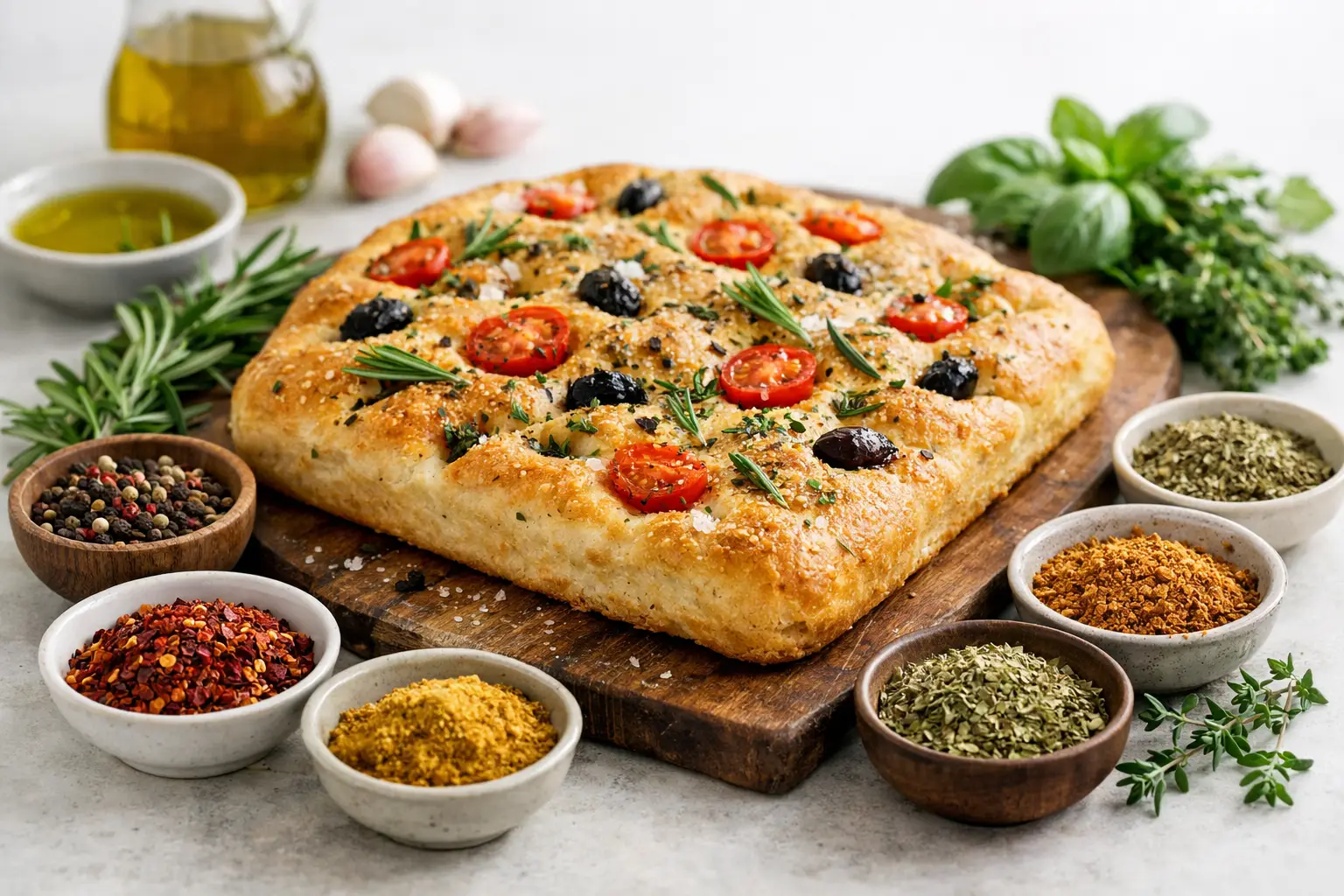 Quelles épices pour focaccia maison choisir ?
