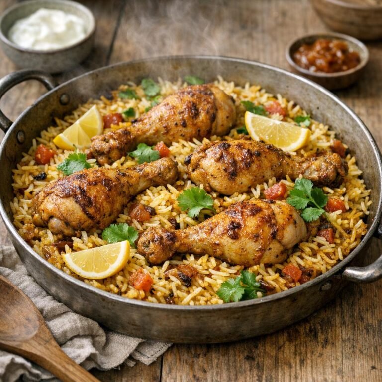 Royal Biryani rapide aux cuisses de poulet avec Royal Biryani