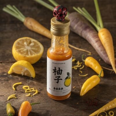 Sauce Piquante Yuzu - visuel produit IA