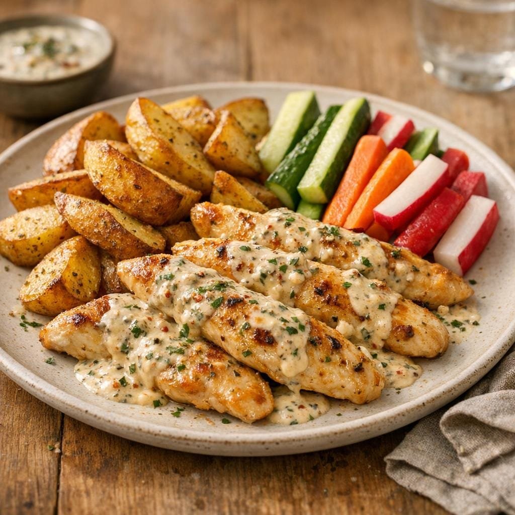 aiguillettes de poulet