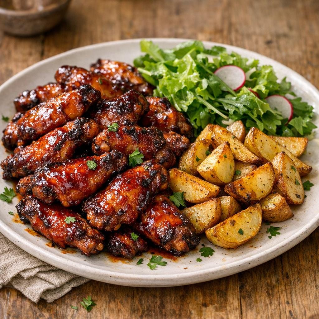 Ailes de poulet fumées