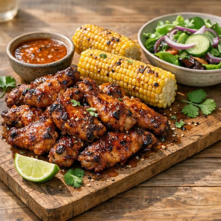 Ailes de poulet laquées