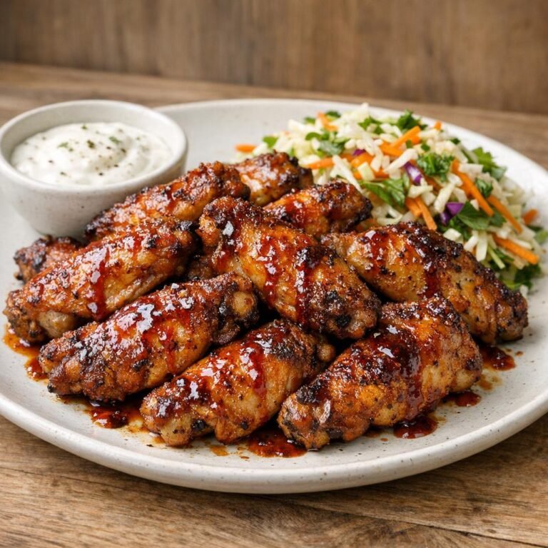 Ailes de poulet piquantes au Naga Knockdown — Rôties avec Sauce Naga Knockdown