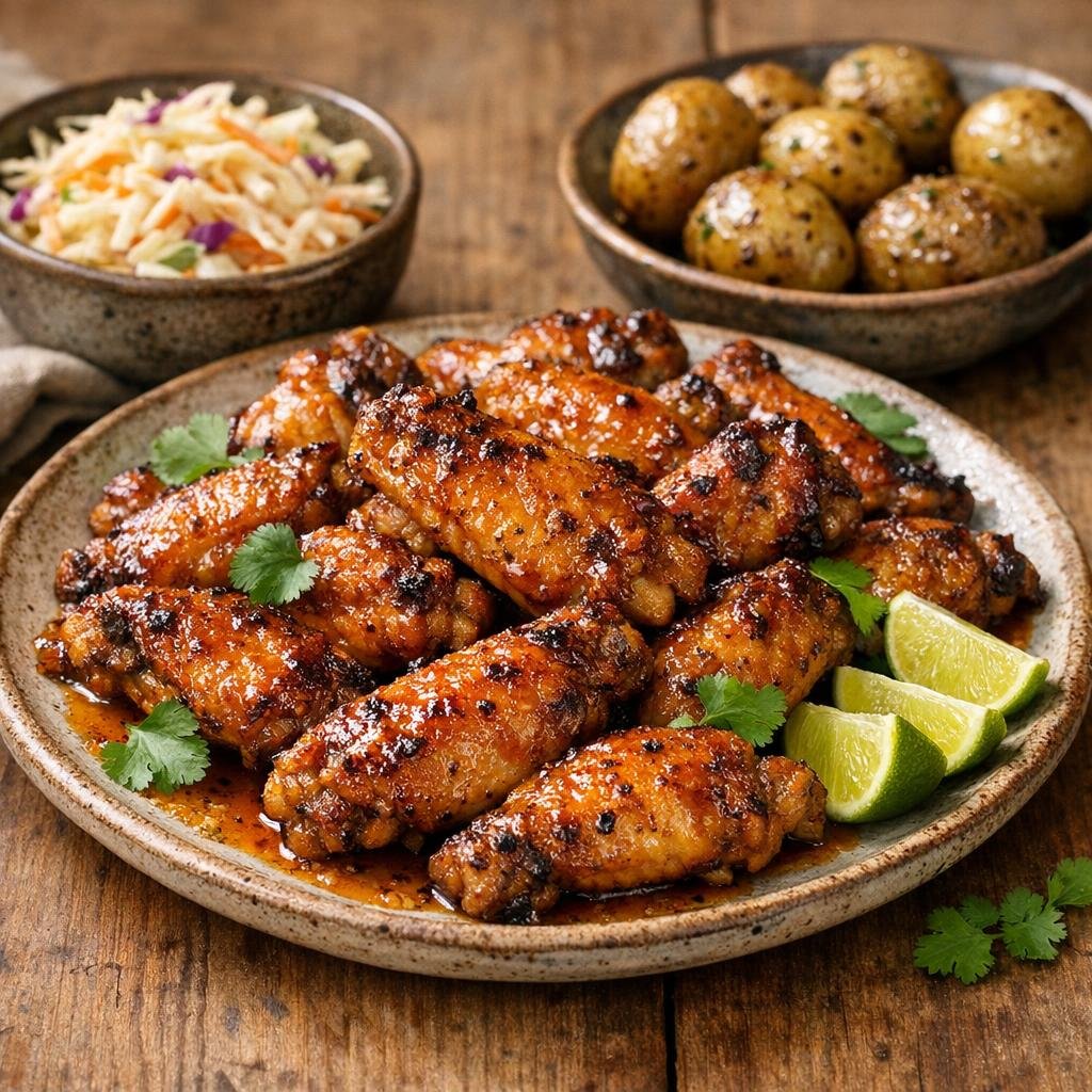 Ailes de poulet piquantes caramélisées à L'Originale avec L'Originale
