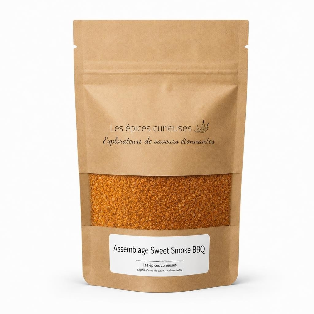 Assemblage Sweet Smoke BBQ - Packaging - Les Épices Curieuses