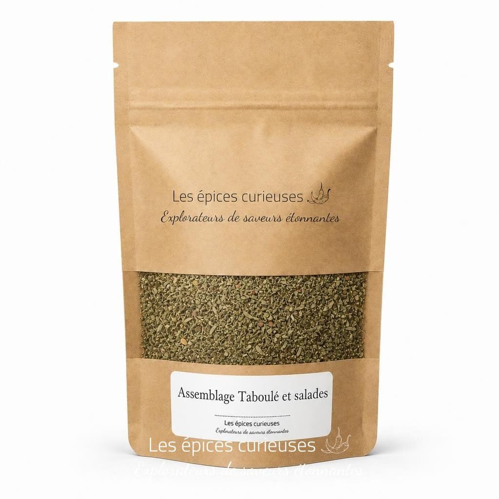 Assemblage Taboulé et salades - Packaging - Les Épices Curieuses