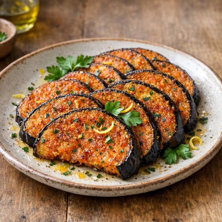 Aubergines crousti dorées