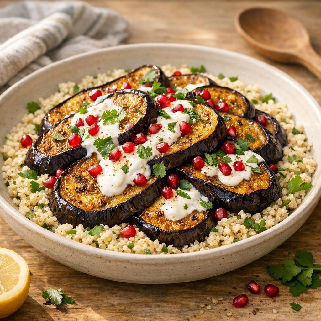 Aubergines au p'tit curry