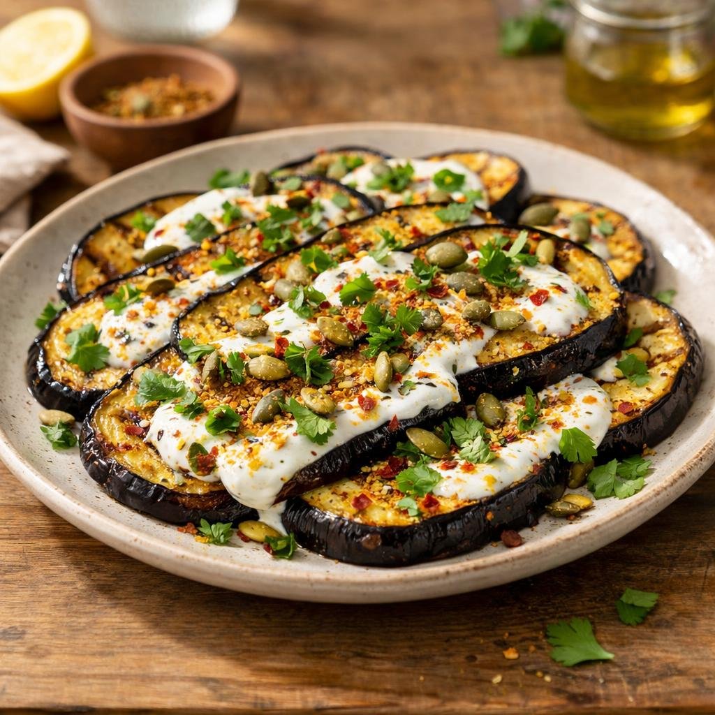 aubergines rôties plancha
