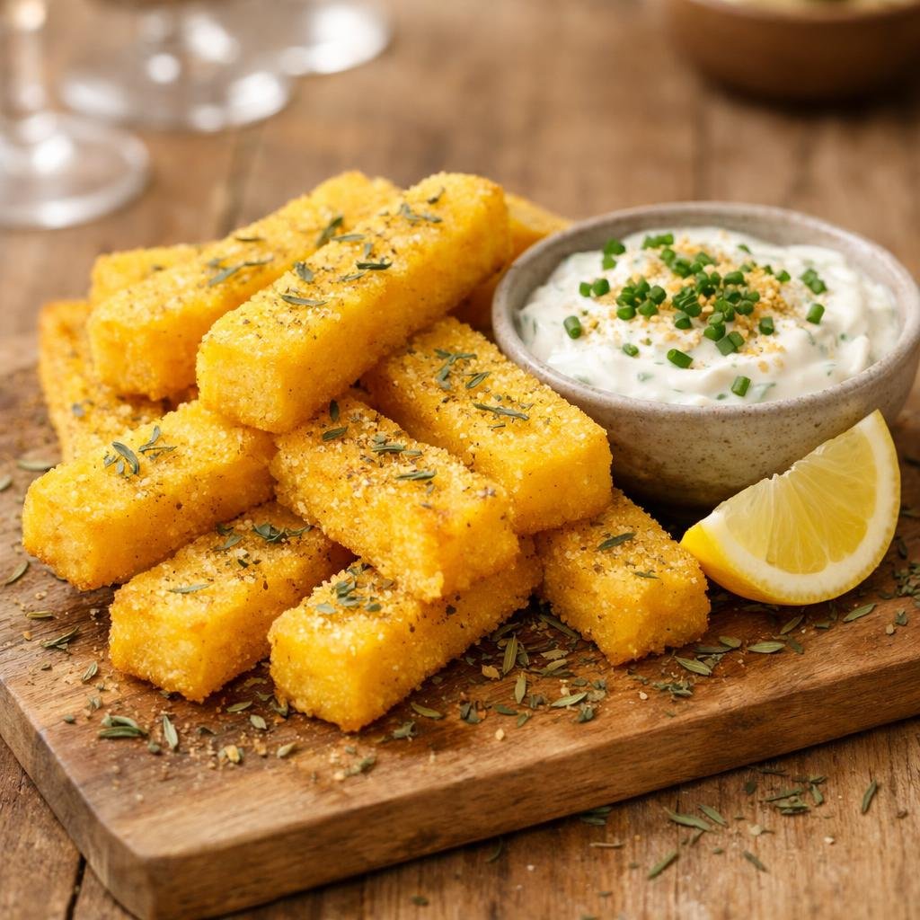 Bâtonnets polenta béarnaise