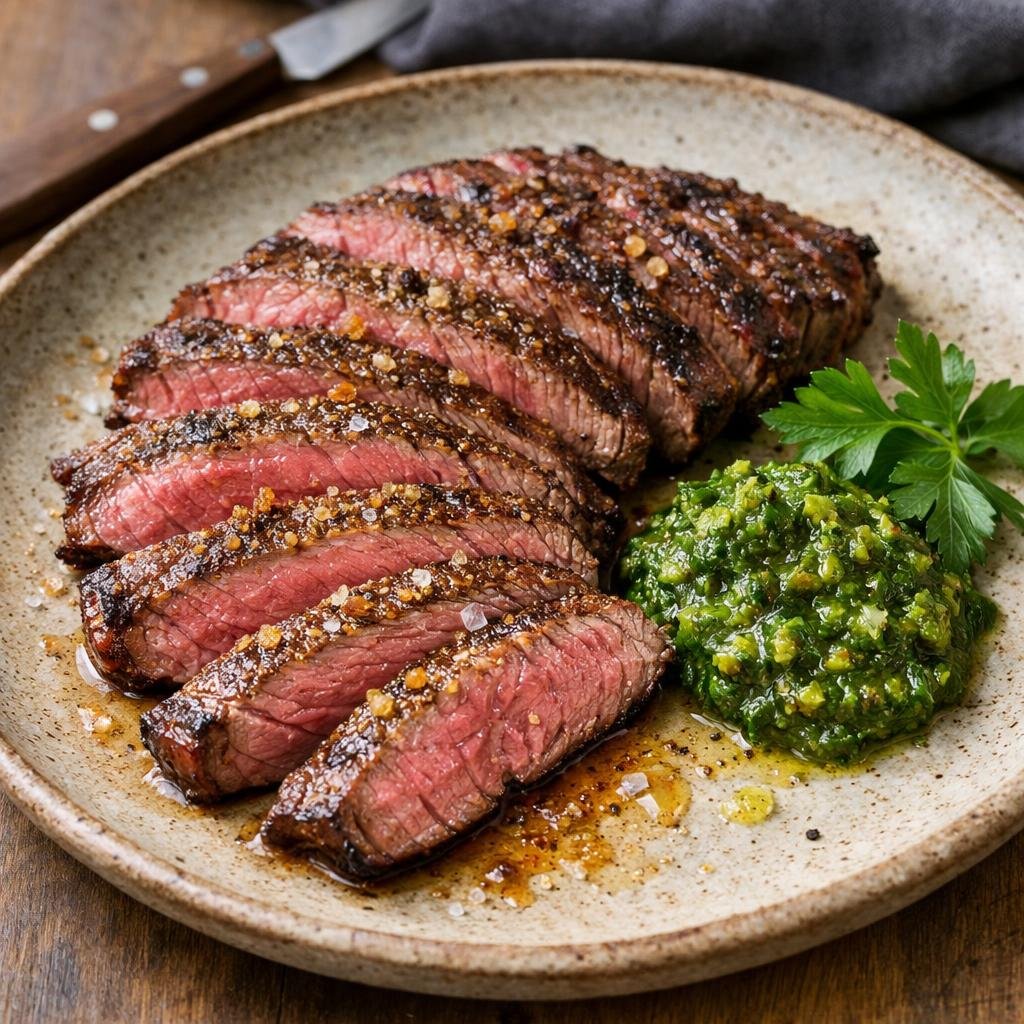 Bavette au sel fumé