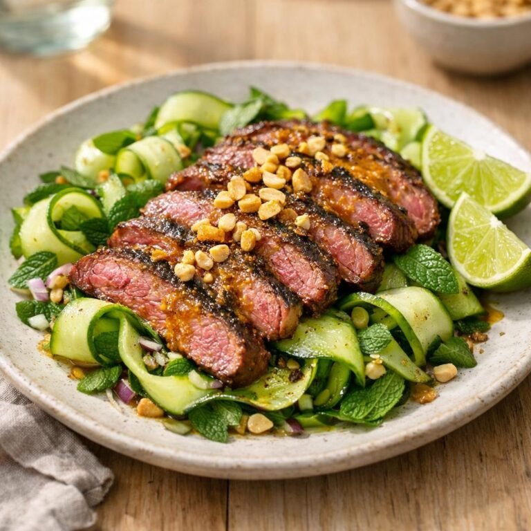 bavette marinée au curry