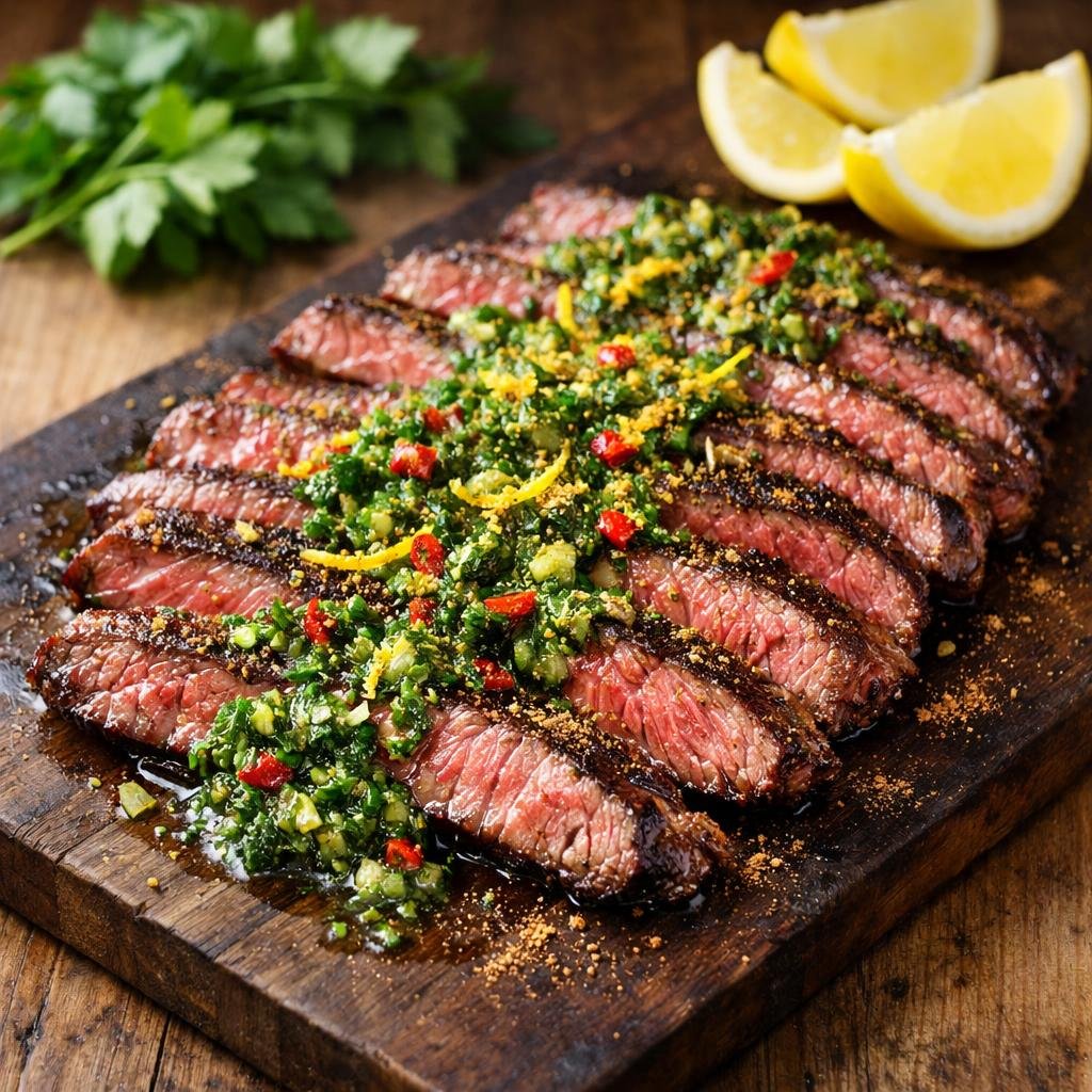 bavette chimichurri anis