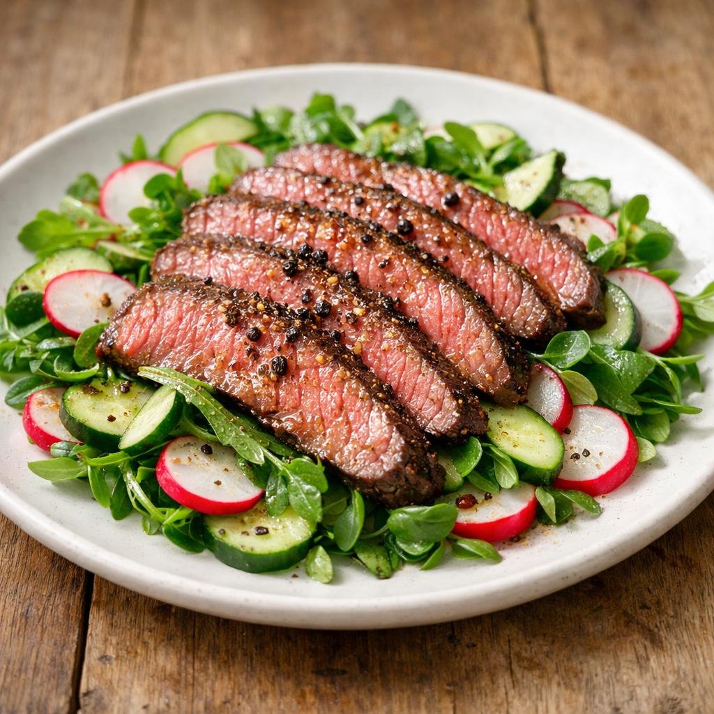 Bavette yuzu poivre