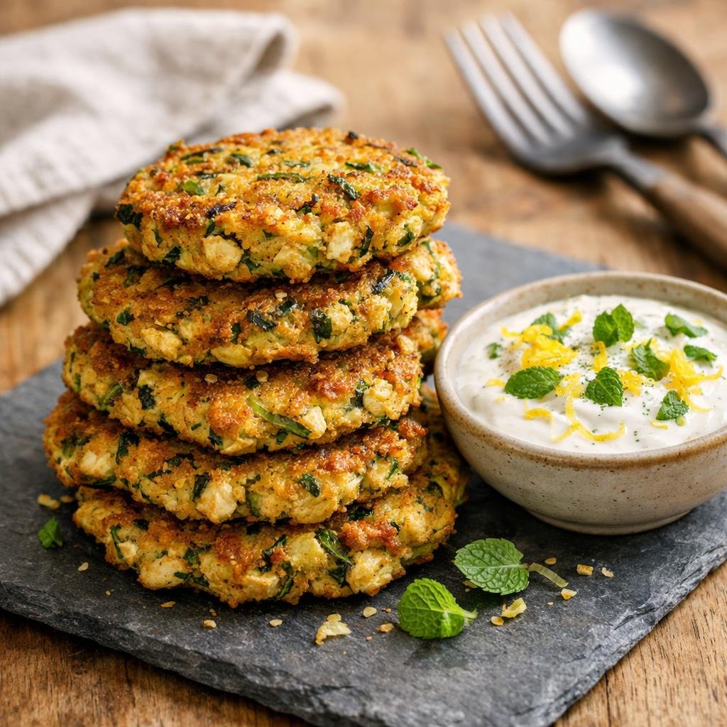 Beignets courgette tofu