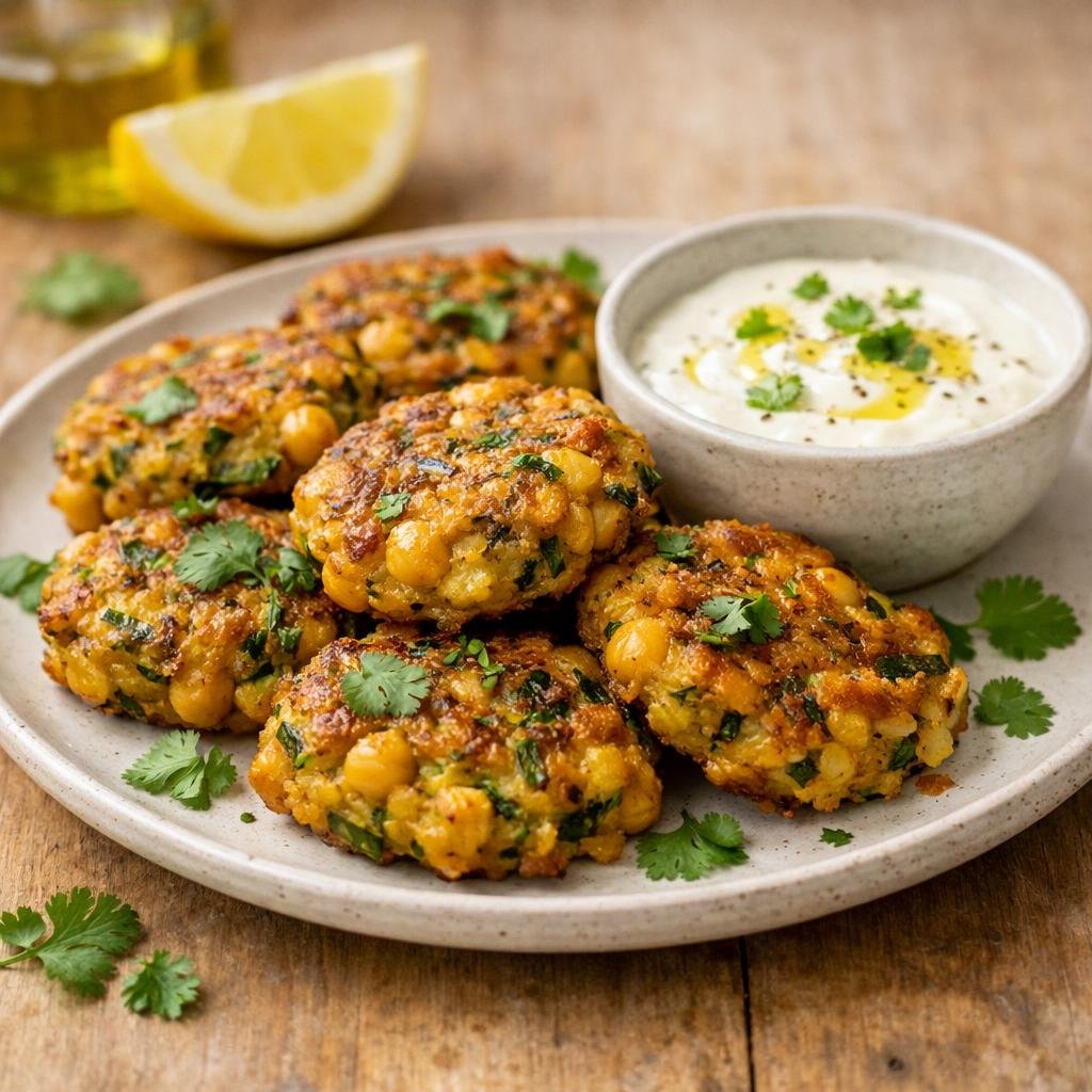 beignets pois chiches courgette