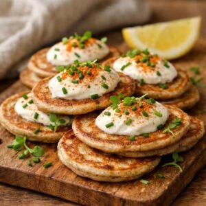 Blinis sarrasin épicés