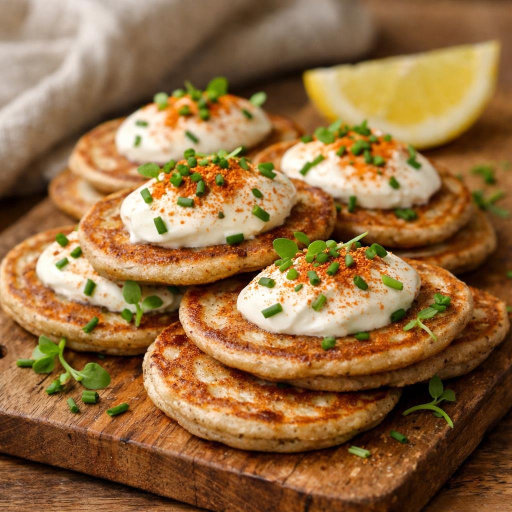 Blinis sarrasin épicés