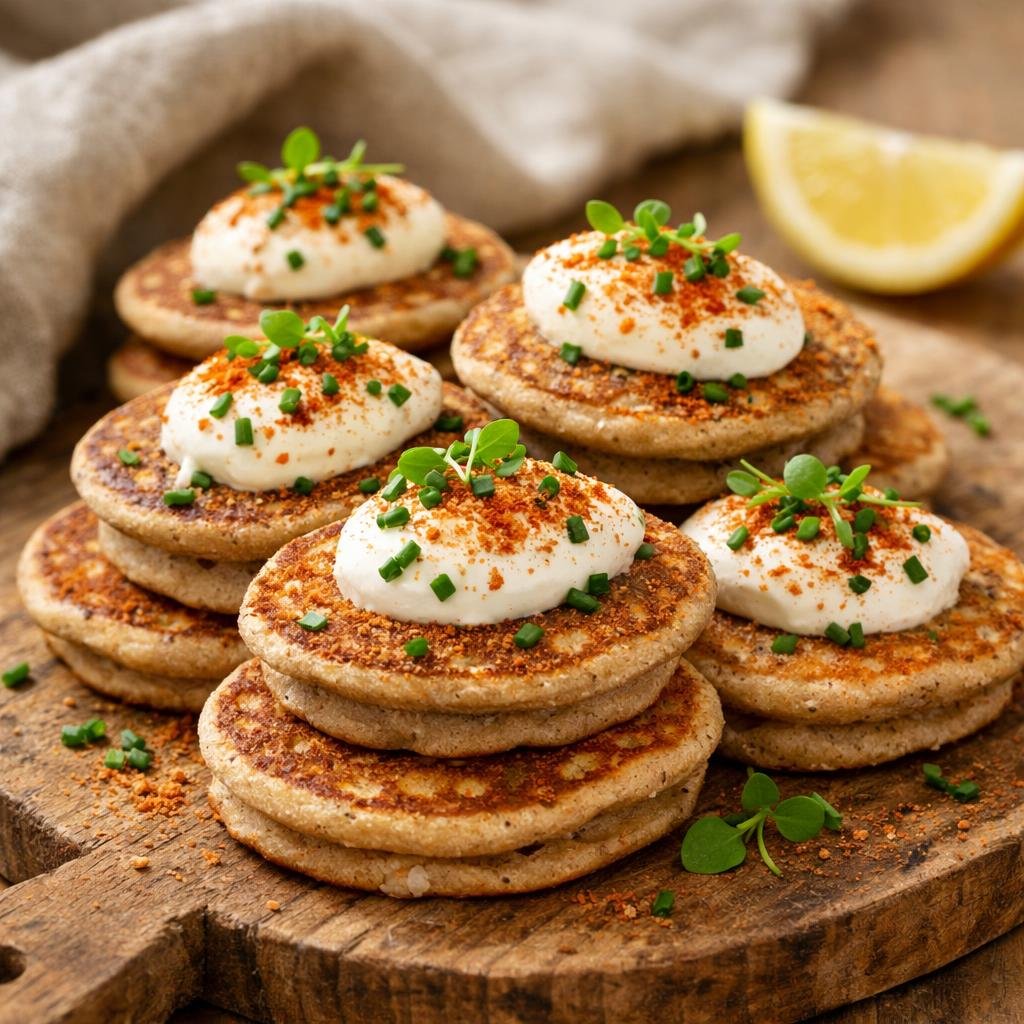Blinis sarrasin épicés