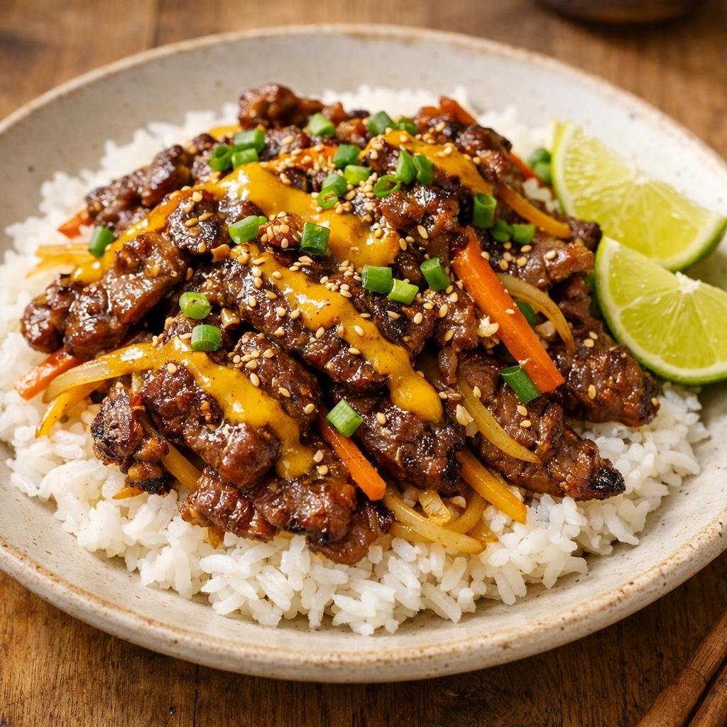 Bœuf façon bulgogi