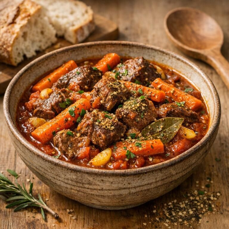 Bœuf mijoté au zaatar