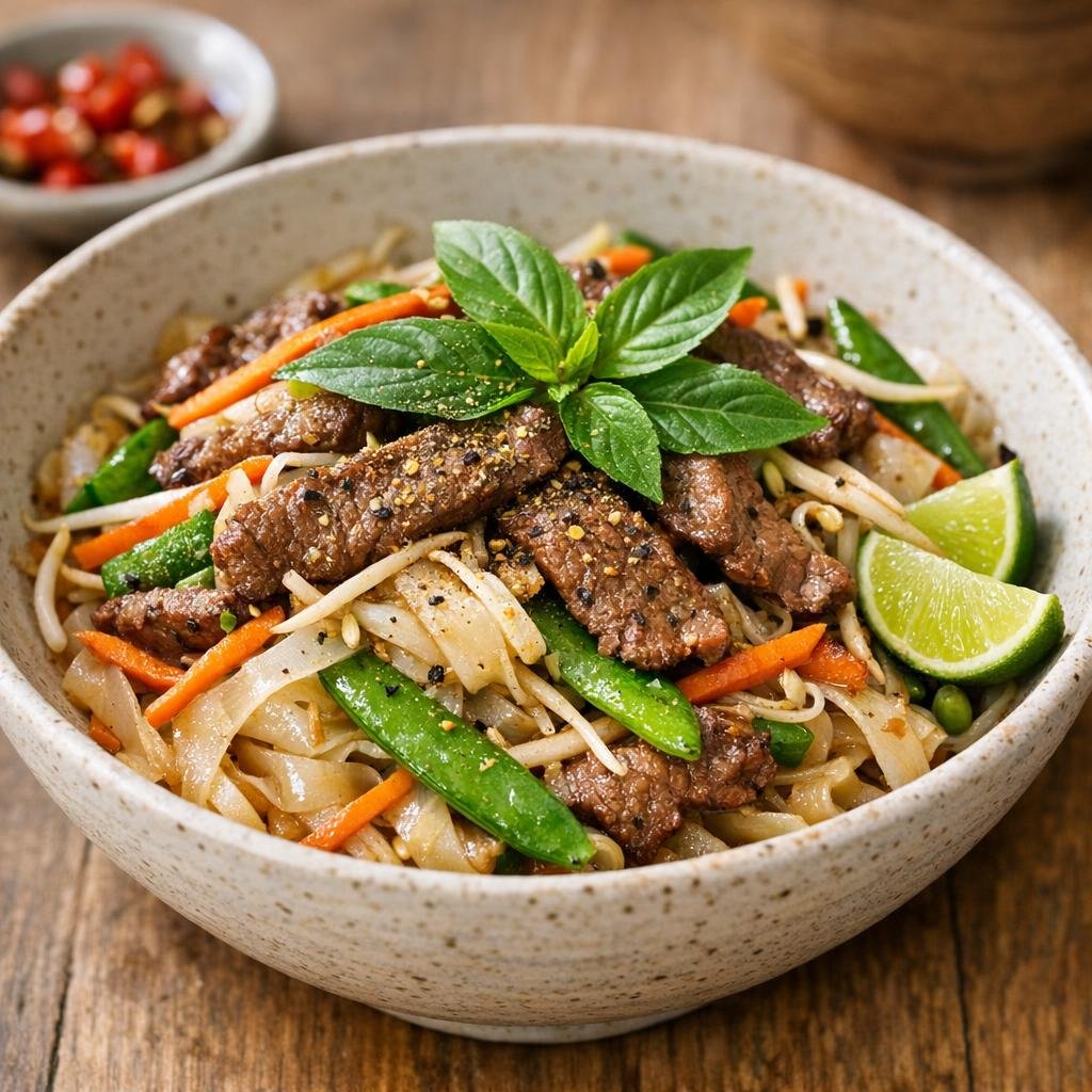 Bœuf sauté thaï