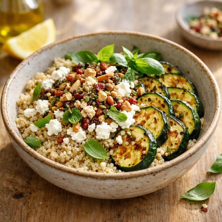 quinoa estival aux courgettes