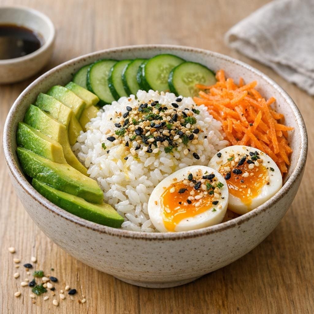 bol de riz au furikake