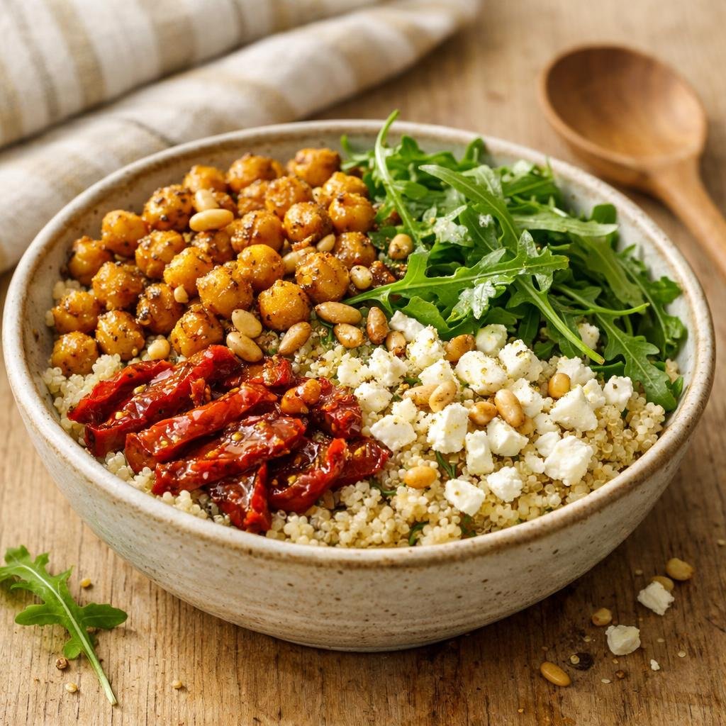 Bol quinoa méditerranéen