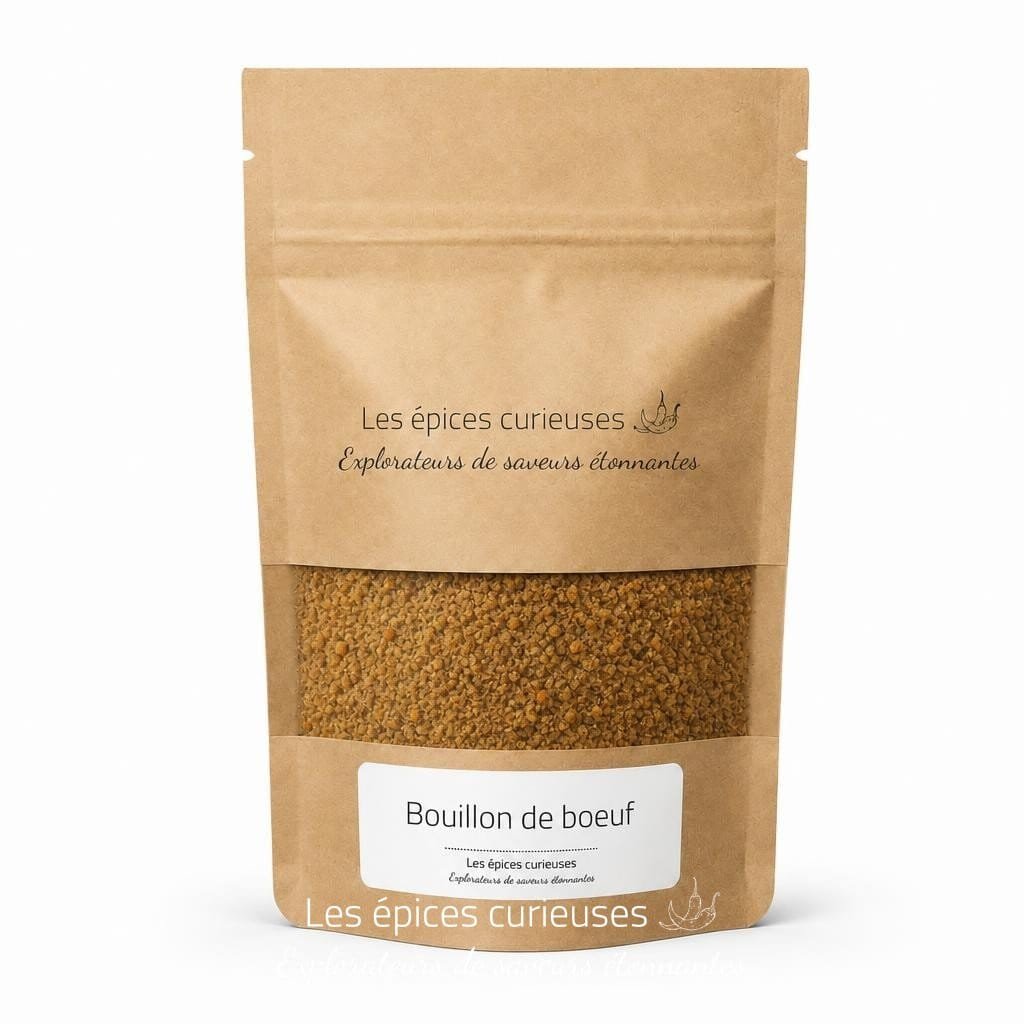 Bouillon de boeuf - Packaging - Les Épices Curieuses