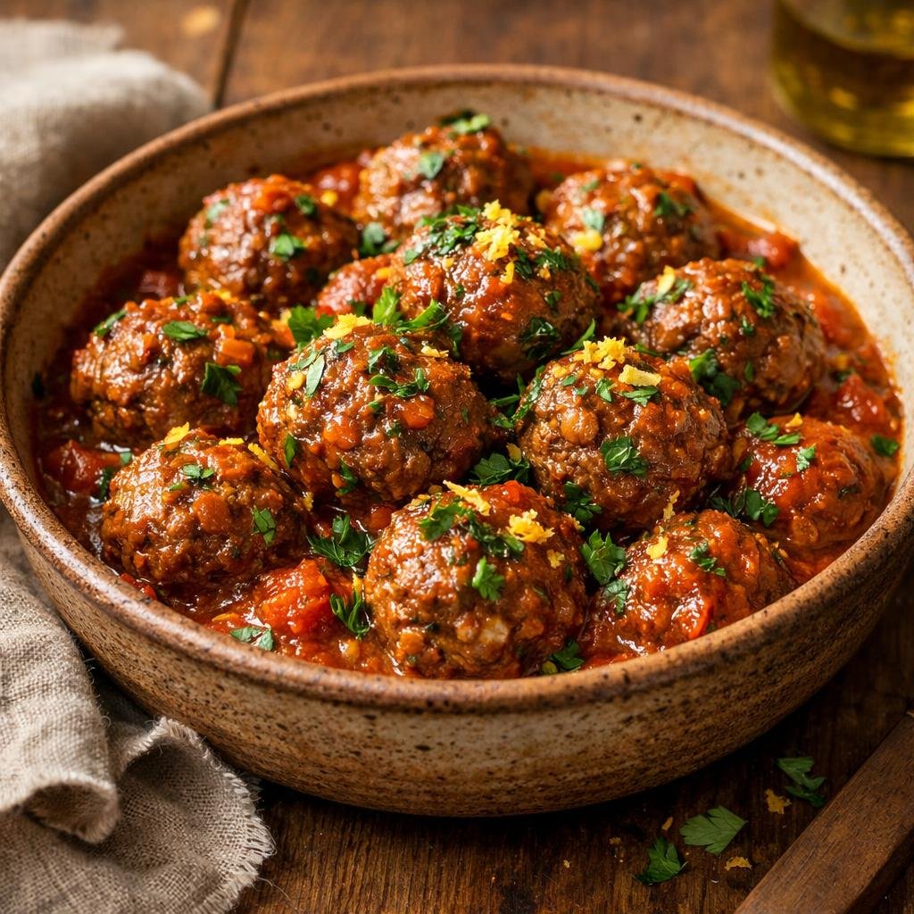 Boulettes bœuf méditerranéennes