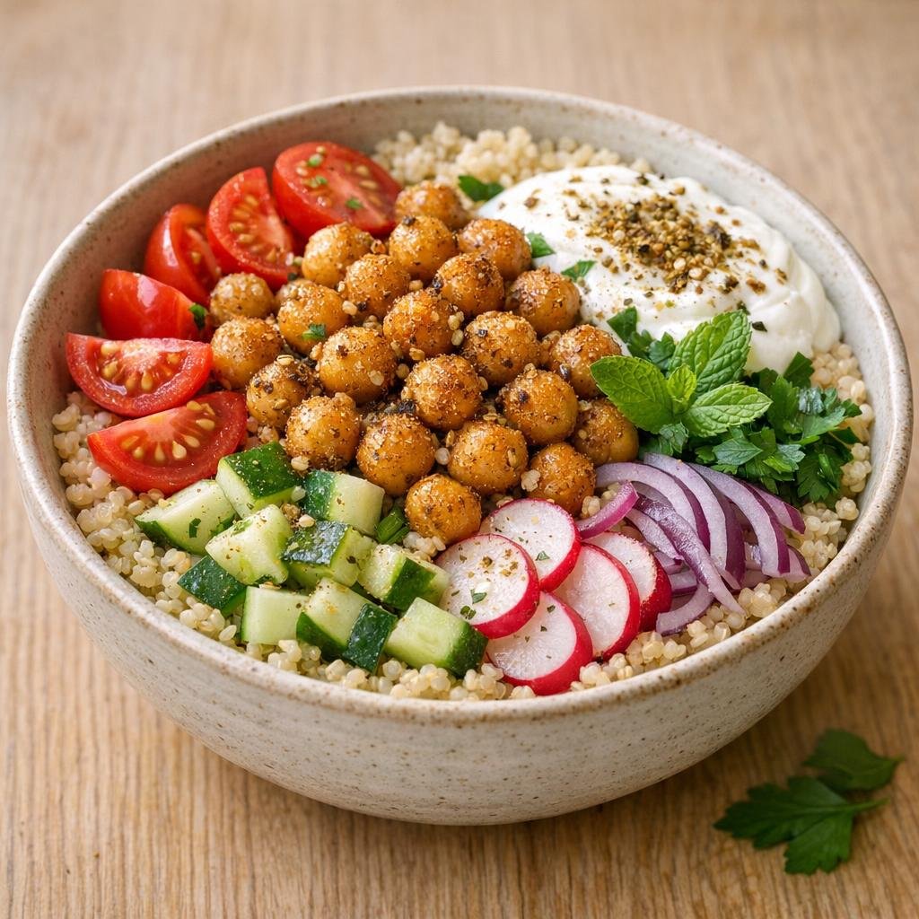 Bowl quinoa zaatar