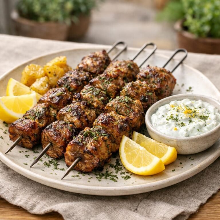 Brochettes d'agneau persil