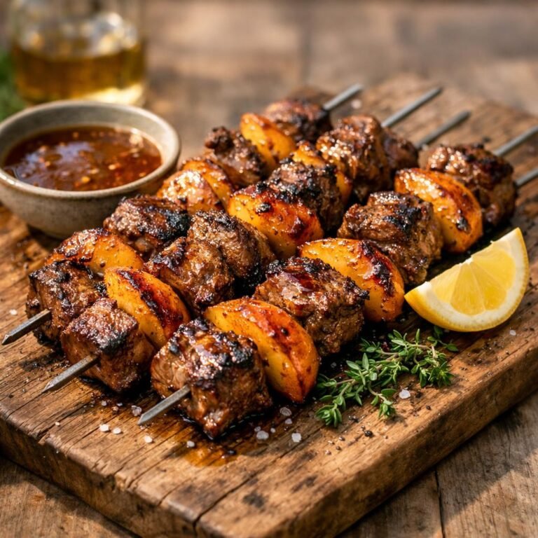 Brochettes d'agneau Arrabiata