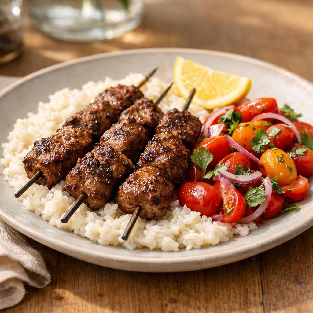 Brochettes d'agneau Bora-Bora