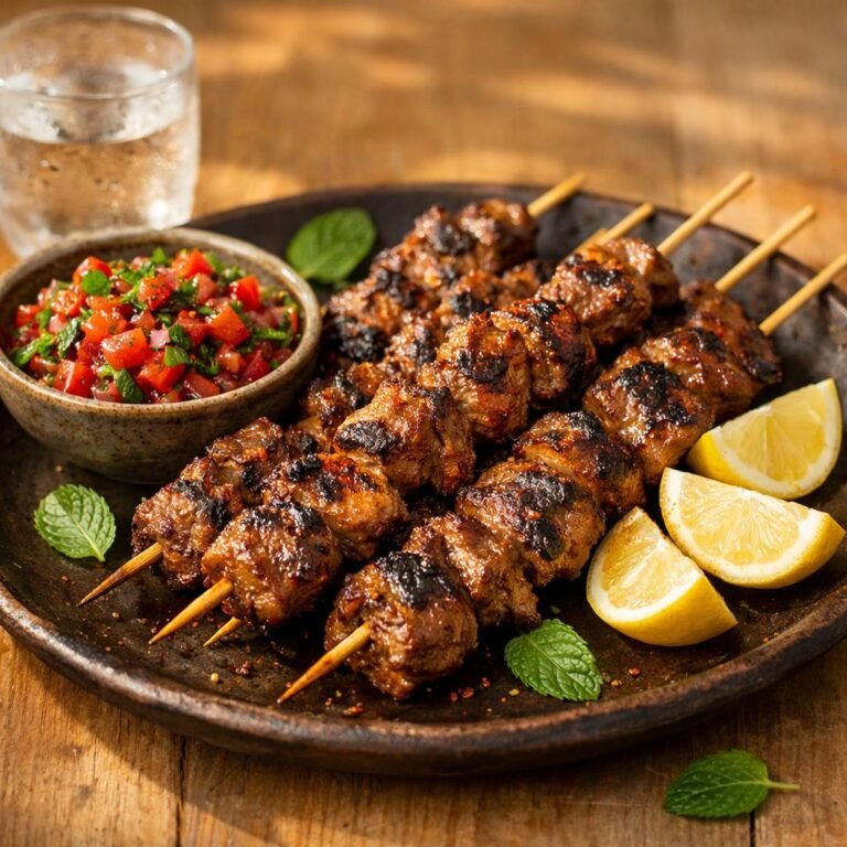 Brochettes agneau chipotle