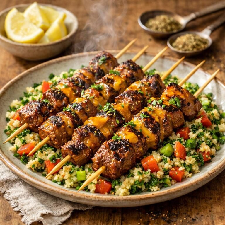 Brochettes d'agneau Taj Malave