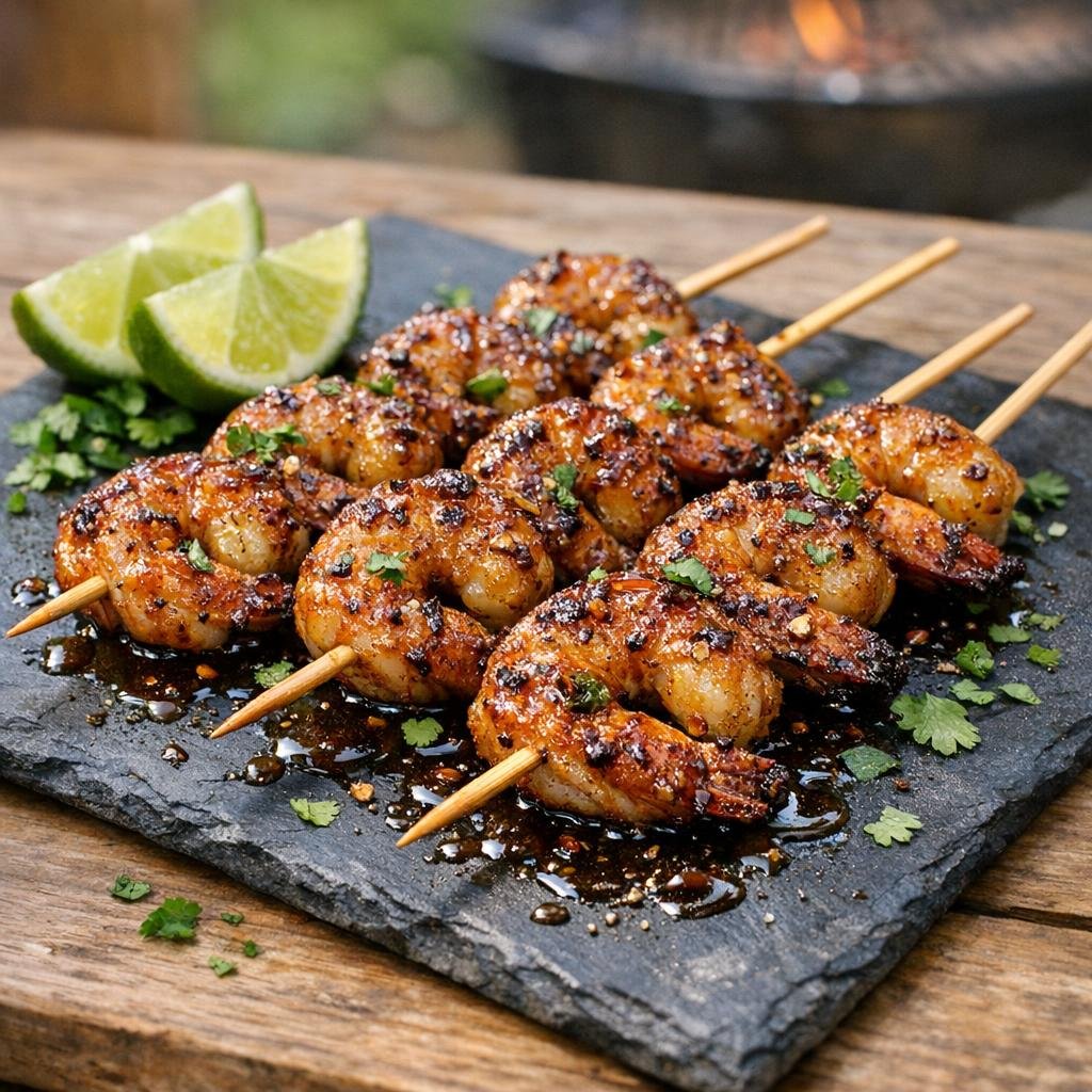 crevettes au sucre tonka