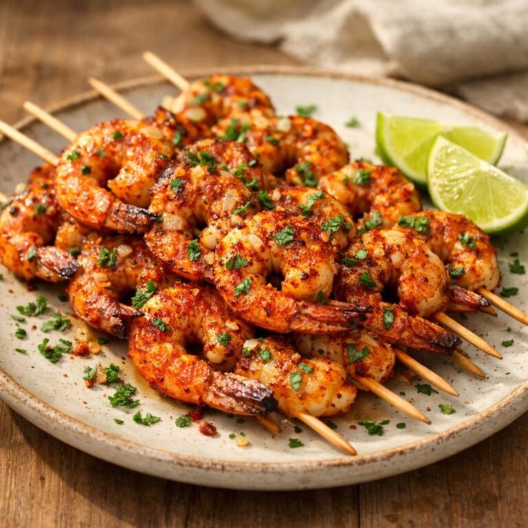 gambas au paprika concassé