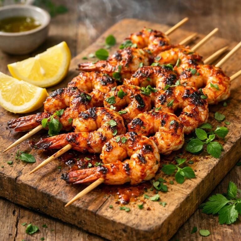 gambas marinées