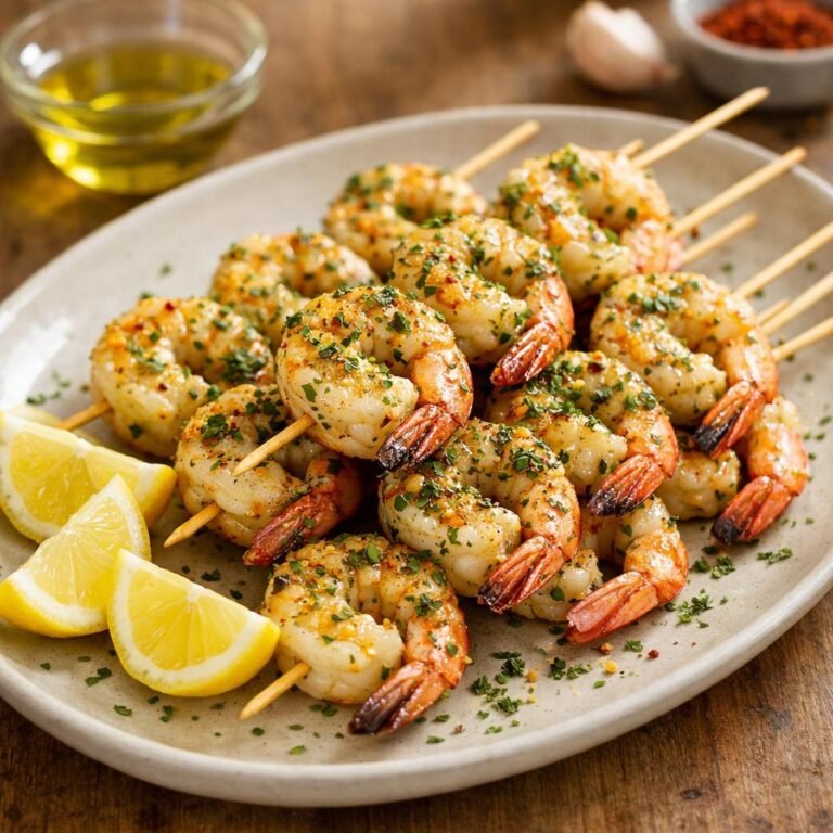 gambas marinées