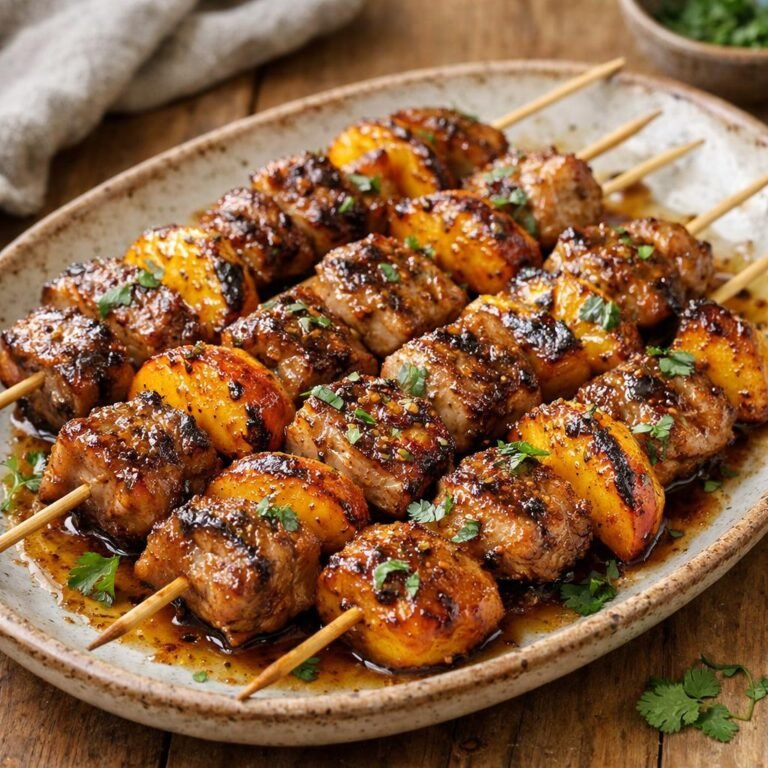 Brochettes de porc