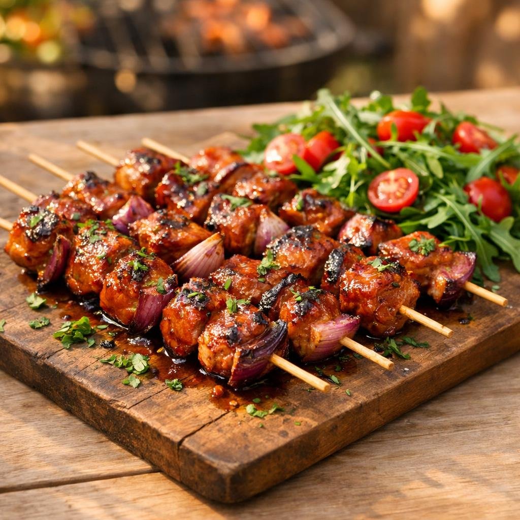 Brochettes de porc
