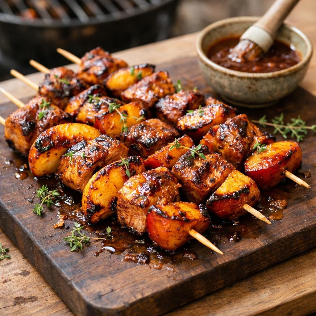 Brochettes de porc