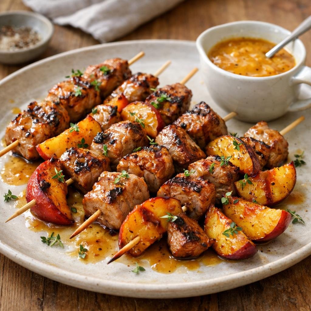 Brochettes de porc