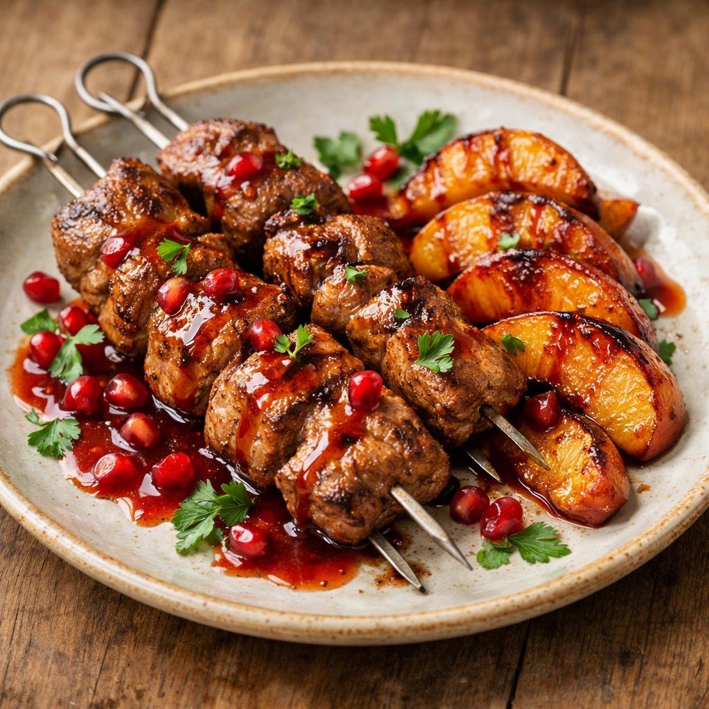 Brochettes de veau aux herbes