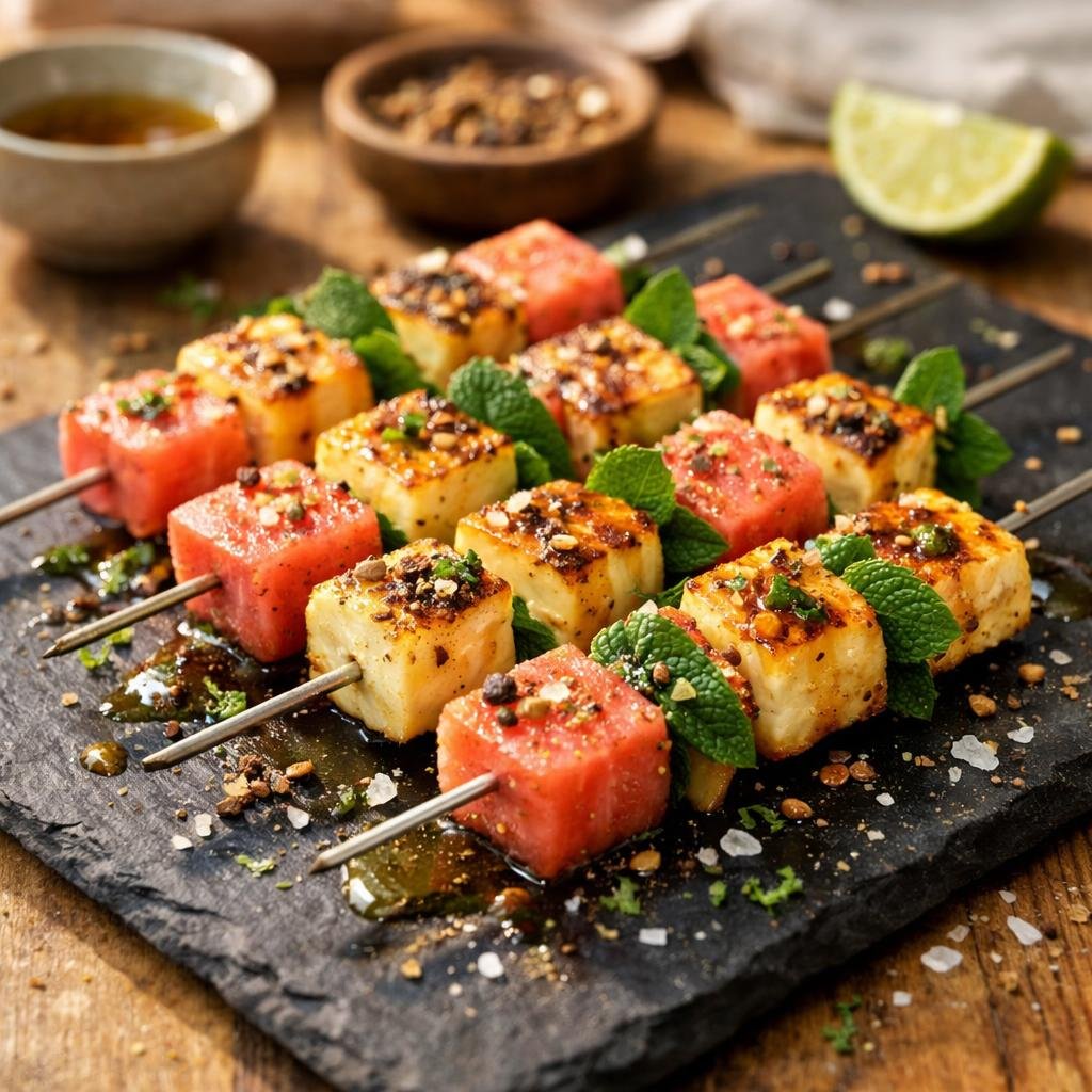 halloumi fumé au Chai