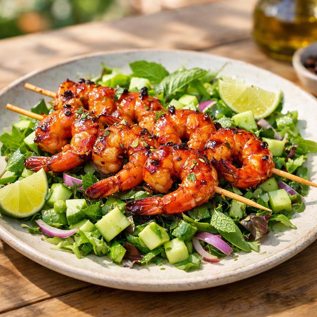Brochettes gambas Reaper