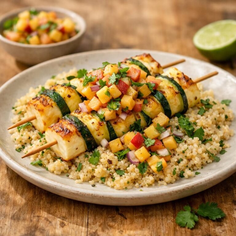 Brochettes halloumi Bora-Bora