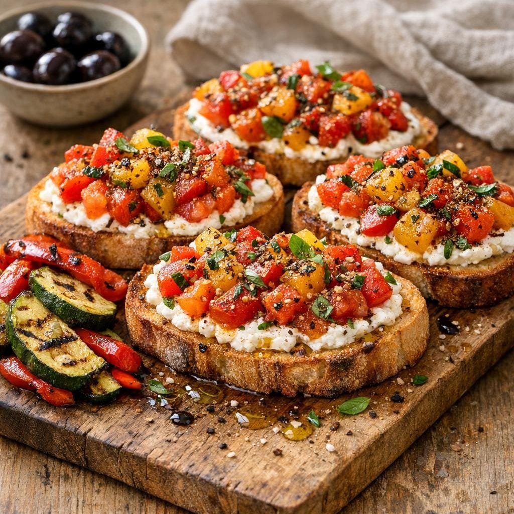 Bruschetta méditerranéenne